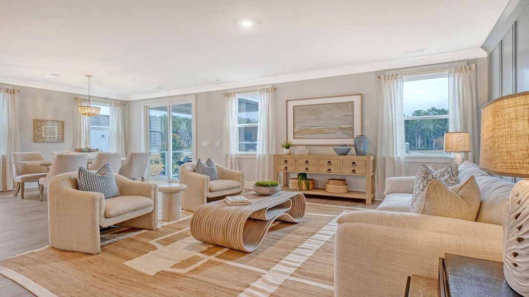 Furnished interior view inside a new home in Sheep Island, Summerville (Image 27).