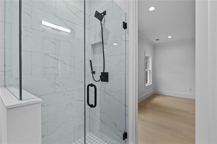 Furnished interior view inside a new home in , Dacula (Image 39).