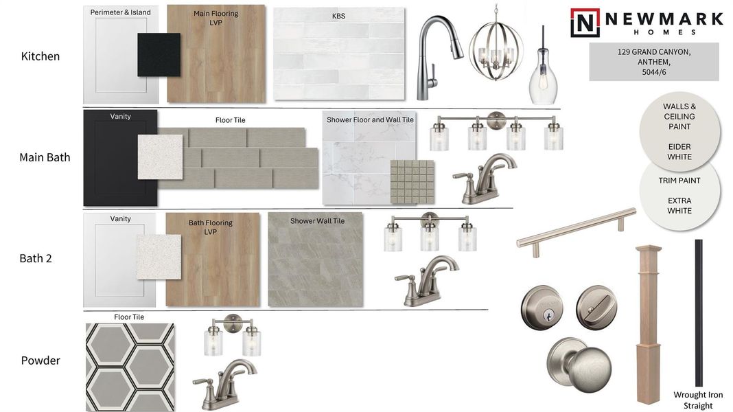 Sample of building materials used in homes in Anthem 50', Kyle (Image 3). Sample of building materials used in homes in Anthem 50', Kyle (Image 3).