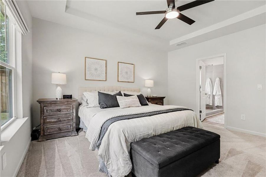 Furnished interior view inside a new home in , Canton (Image 29).