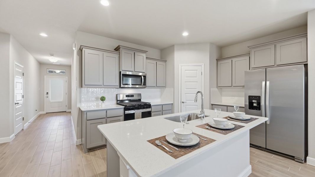 Furnished interior view inside a new home in Legado, Cleburne (Image 8).