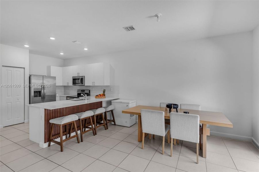 Furnished interior view inside a new home in , Miami (Image 8). Furnished interior view inside a new home in , Miami (Image 8).