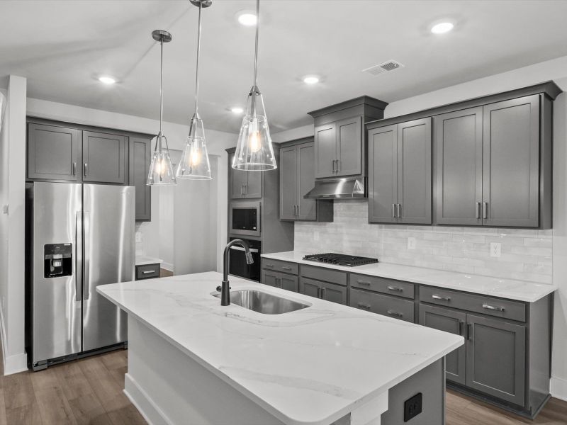 Furnished interior view inside a new home in Cedar Shoals - Signature Collection, Piedmont (Image 4).