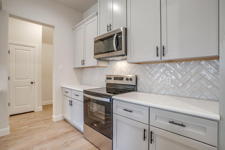 Representative furnished interior of a home built from the The Angelina by Trinity Classic Homes in Covenant Park, Springtown (Image 9). Representative furnished interior of a home built from the The Angelina by Trinity Classic Homes in Covenant Park, Springtown (Image 9).
