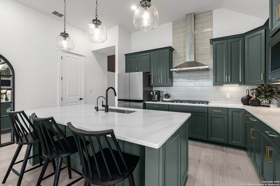 Furnished interior view inside a new home in Bison Ridge, San Antonio (Image 15).
