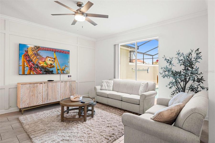 Furnished interior view inside a new home in , Kissimmee (Image 6). Furnished interior view inside a new home in , Kissimmee (Image 6).