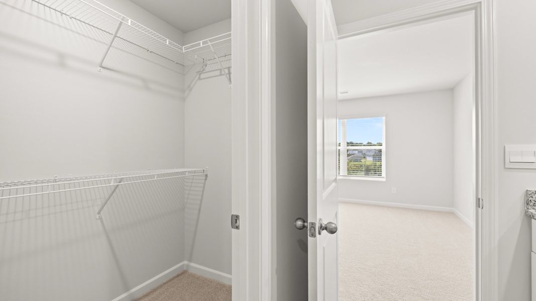Representative unfurnished interior of a home built from the Pattison by D.R. Horton in Rushing Waters Townhomes, North Augusta (Image 23).