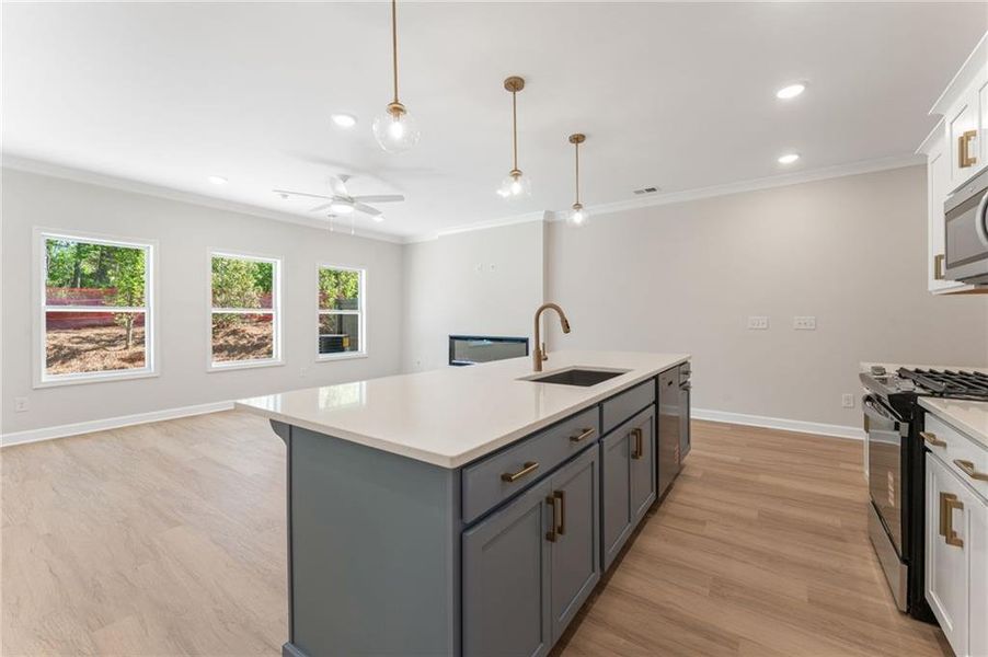 Furnished interior view inside a new home in Cherokee Township, Acworth (Image 13).