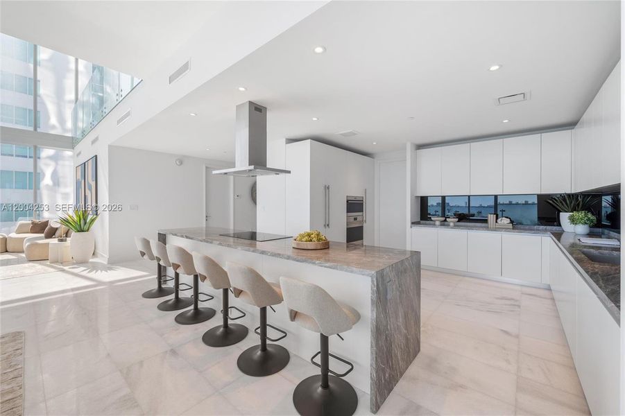 Furnished interior view inside a new home in , Miami (Image 49).