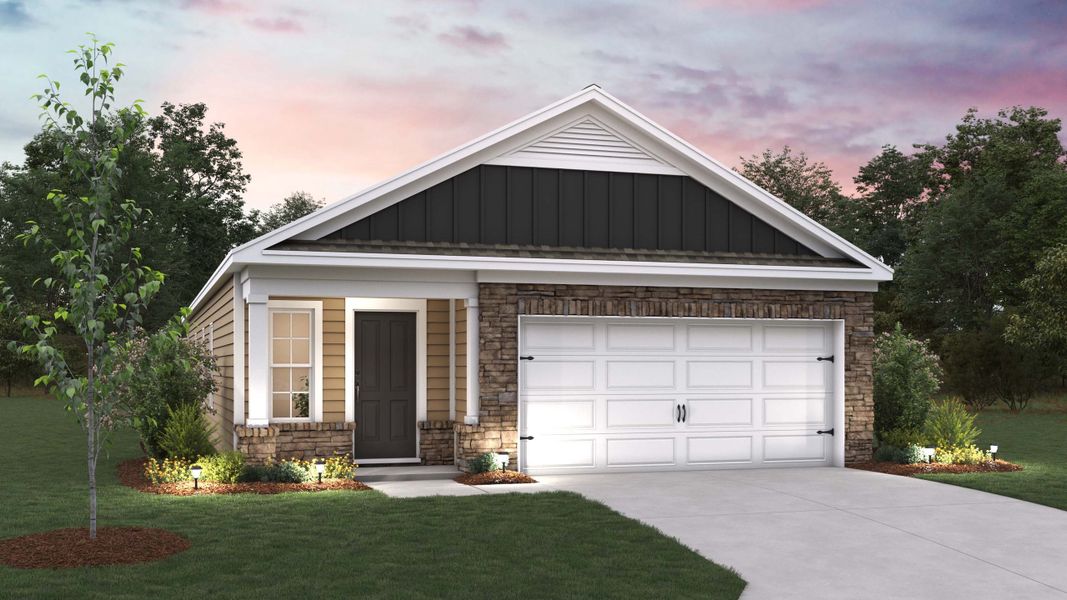 Front exterior of a new home in Valley View, Waynesville, NC, highlighting curb appeal (Image 1). Front exterior of a new home in Valley View, Waynesville, NC, highlighting curb appeal (Image 1).