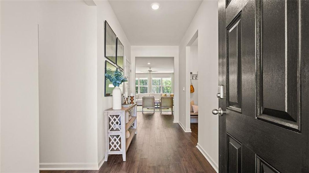 Furnished interior view inside a new home in Jackson Landing, Jefferson (Image 37).