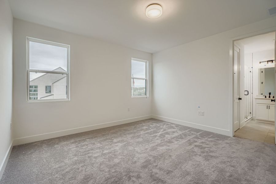 Spacious, unfurnished interior of a new home in Novel, Austin (Image 8). Spacious, unfurnished interior of a new home in Novel, Austin (Image 8).