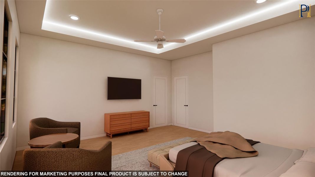 Furnished interior view inside a new home in , Katy (Image 17).