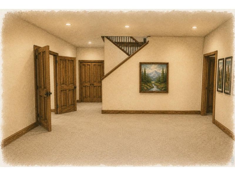 Spacious, unfurnished interior of a new home in , Red Feather Lakes (Image 6).