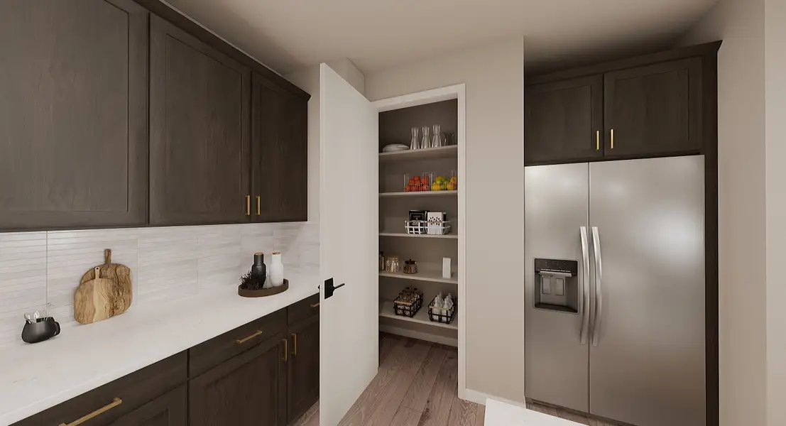 Representative furnished interior of a home built from the 2 by Tri Pointe Homes in Sugar Mill Village, Longmont (Image 18).