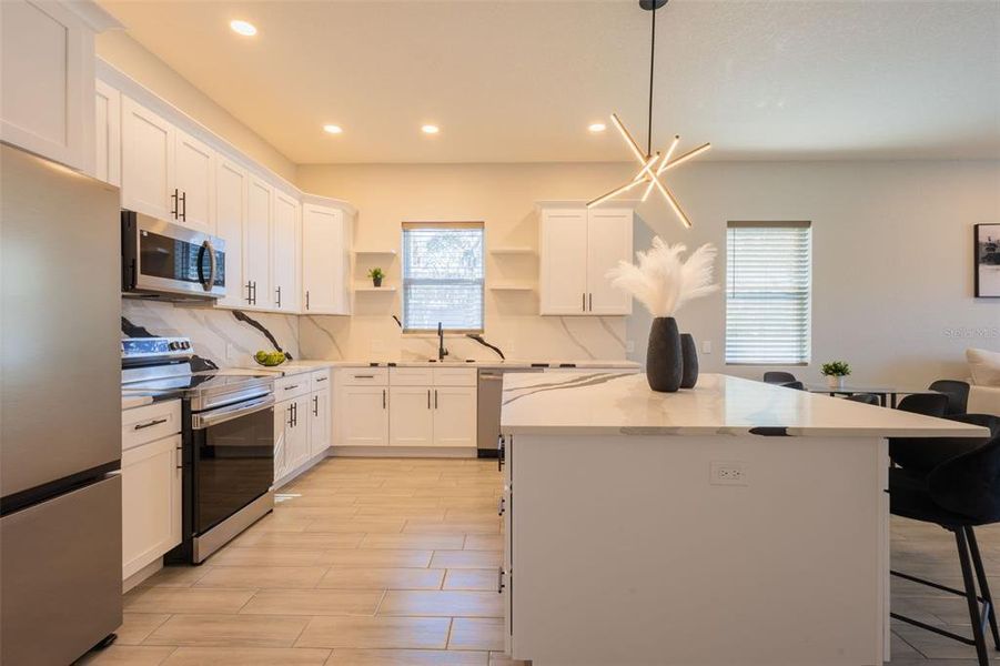 Furnished interior view inside a new home in , New Port Richey (Image 15).
