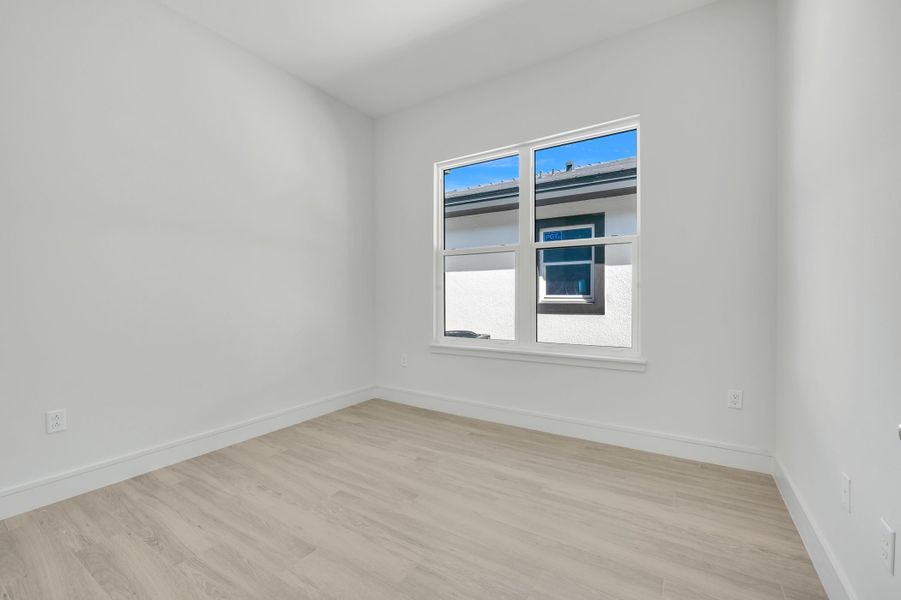 Representative unfurnished interior of a home built from the Marbella by ABD Development in Hampton Green at Providence, Davenport (Image 45).