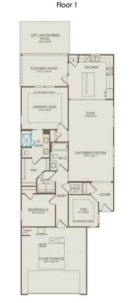 First floor at Del Webb Barton Village 55+ Active Adult Community First floor at Del Webb Barton Village 55+ Active Adult Community