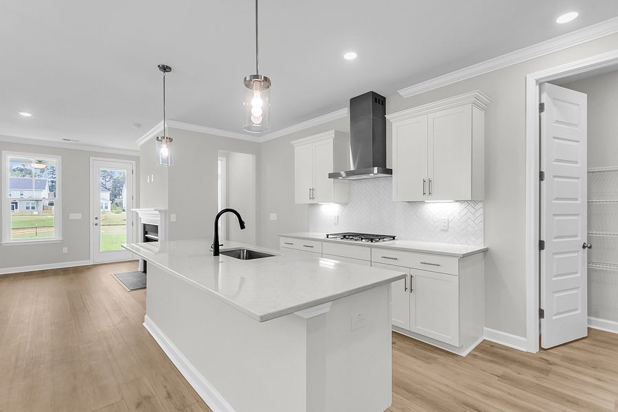 Furnished interior view inside a new home in Pineland Preserve, Summerville (Image 7).