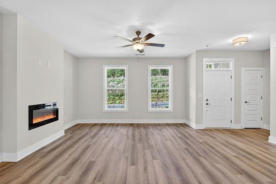 Spacious, unfurnished interior of a new home in The Park at Gainesville Township, Gainesville (Image 15).