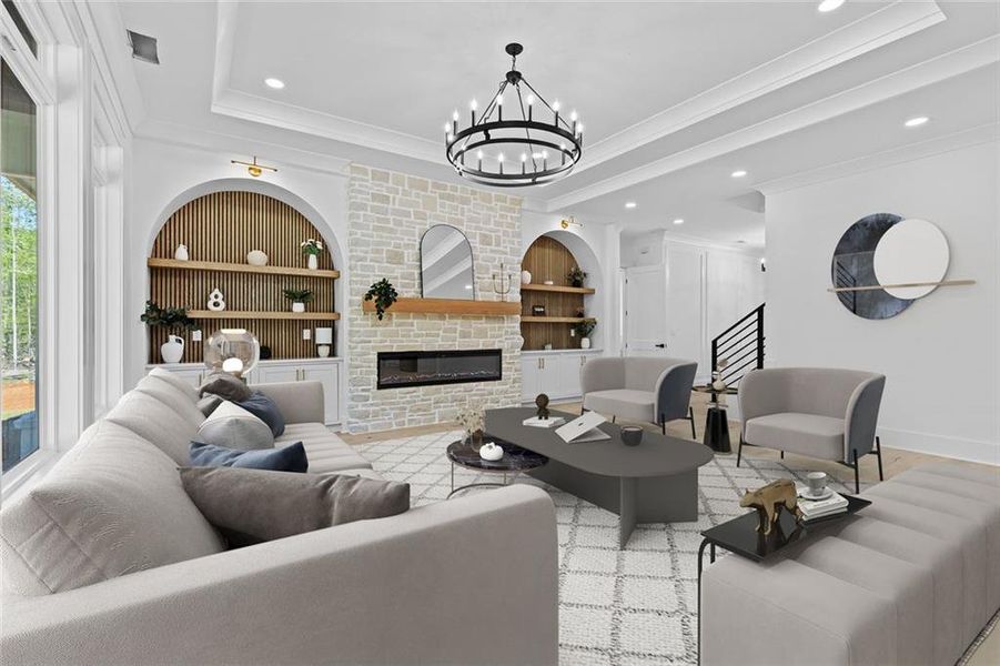 Furnished interior view inside a new home in , Bethlehem (Image 2). Furnished interior view inside a new home in , Bethlehem (Image 2).