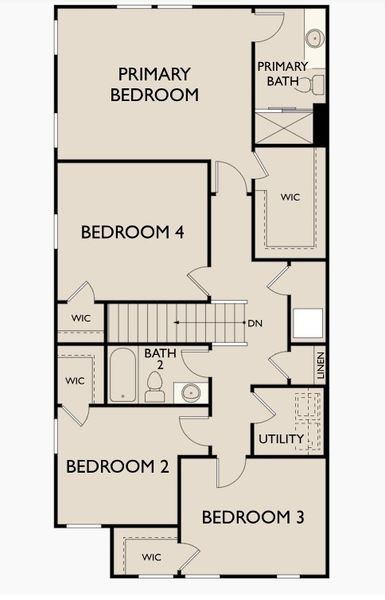 2D floor plan layout for the Triton by Starlight Homes in Kendall Grove, McDonough, GA (Image 4). 2D floor plan layout for the Triton by Starlight Homes in Kendall Grove, McDonough, GA (Image 4).