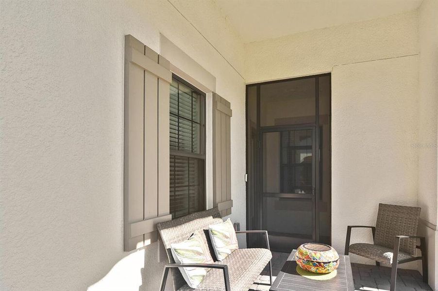 Exterior details and patio area of a home in , Englewood (Image 4).