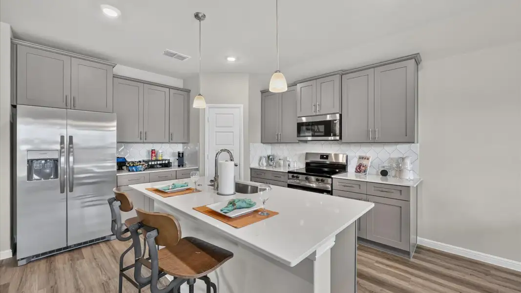 Furnished interior view inside a new home in Parkerville Meadows, DeSoto (Image 8).