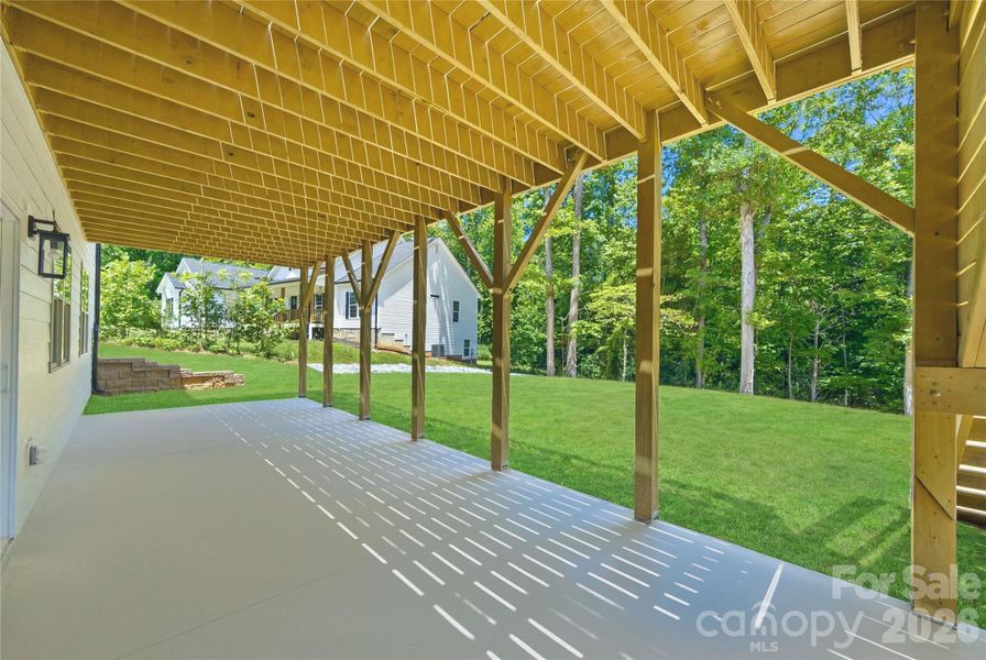 Covered patio Covered patio
