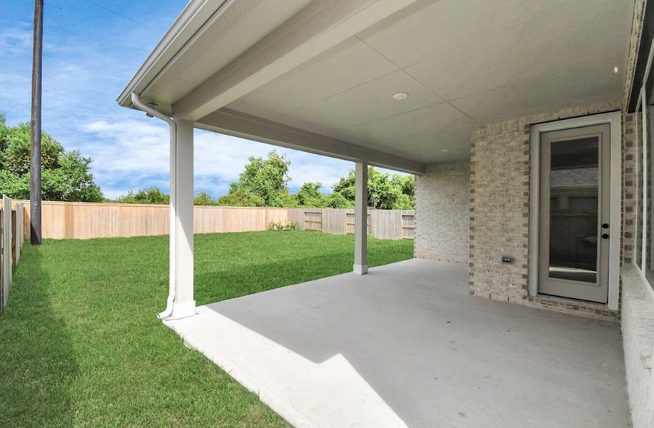 Armstrong Covered Back Patio