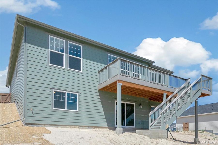 Exterior details and patio area of a home in Terrain Oak Valley, Castle Rock (Image 3).