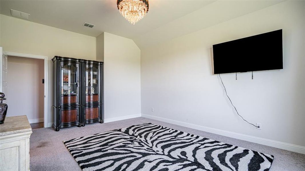 Furnished interior view inside a new home in Abe's Landing, Granbury (Image 13).