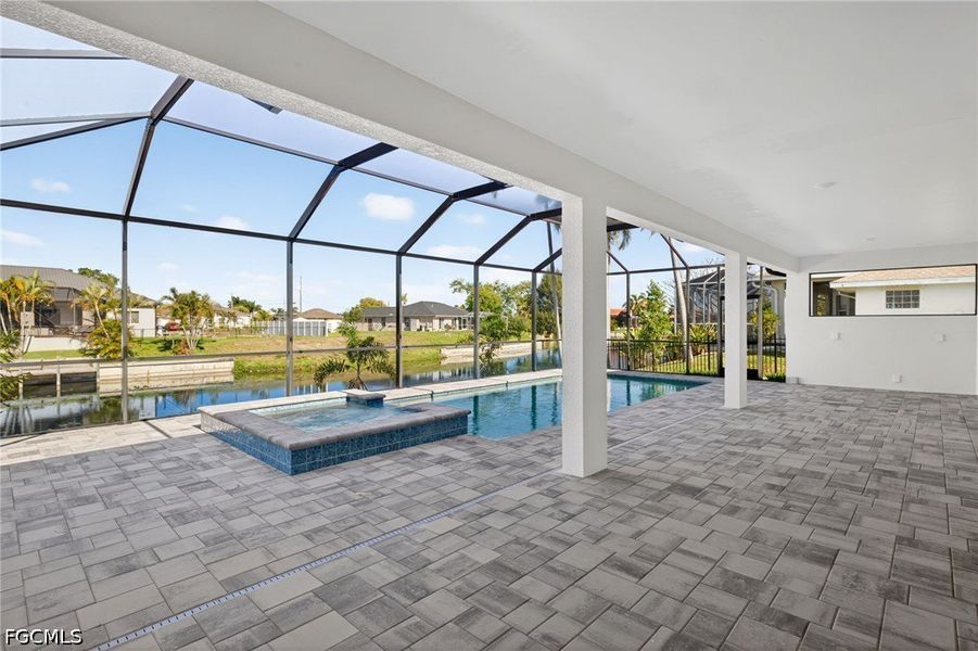 Exterior details and patio area of a home in Cape Coral, Cape Coral (Image 22).
