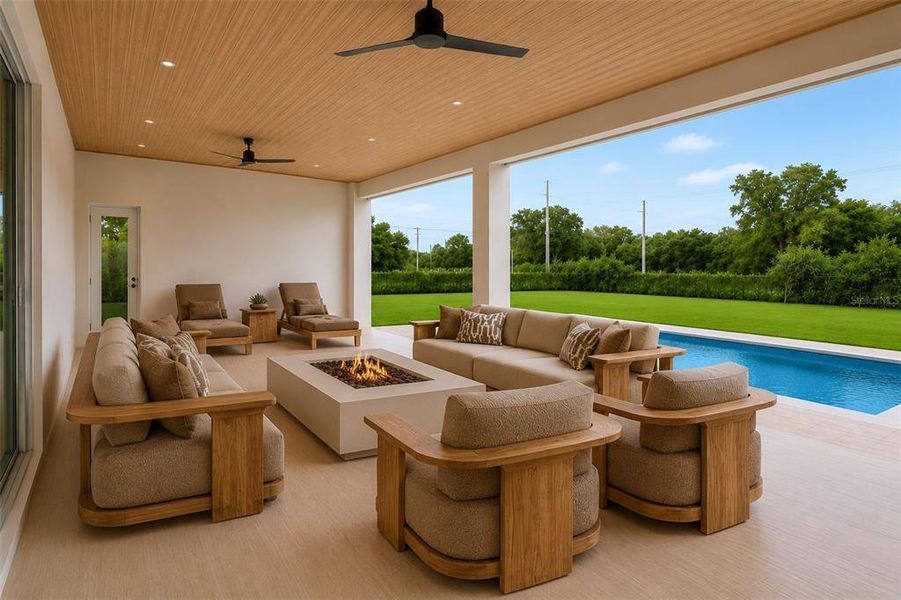 Exterior details and patio area of a home in , Lake Mary (Image 28). Exterior details and patio area of a home in , Lake Mary (Image 28).