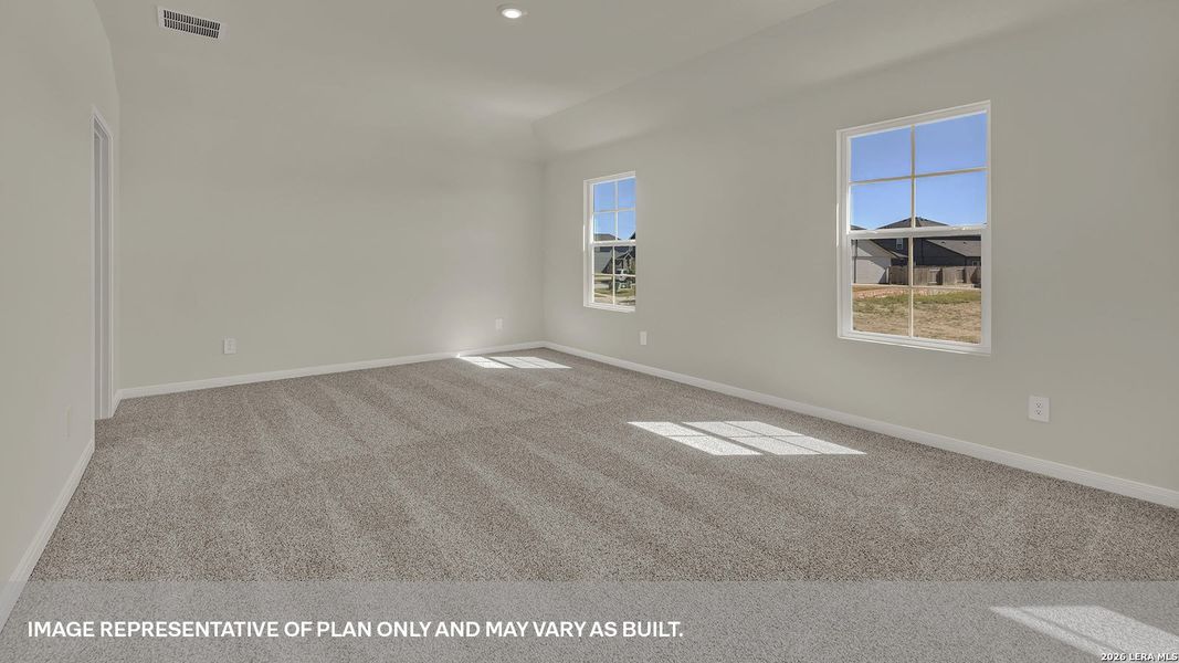 Spacious, unfurnished interior of a new home in Paramount, Kyle (Image 16).