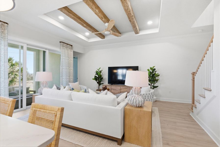 Representative furnished interior of a home built from the Amelia by SeaGate Homes in Beachview Cove, Ormond Beach (Image 19).