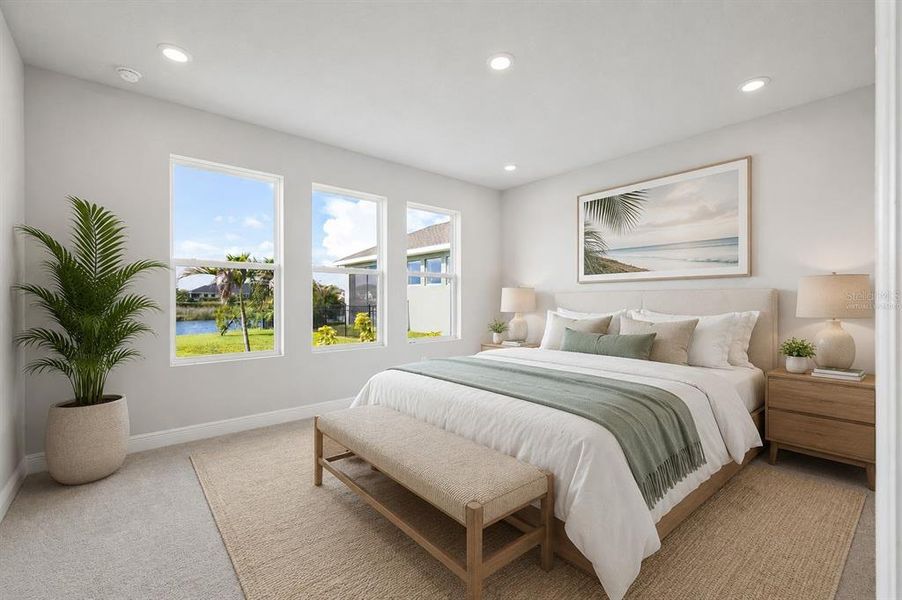 Furnished interior view inside a new home in North River Ranch – Garden Series, Parrish (Image 10).