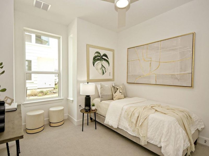 Image 8 of the Mueller Paseo Row Homes community in Austin, TX.