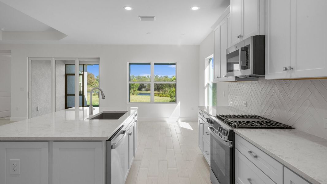 Furnished interior view inside a new home in Verandah, Fort Myers (Image 6).