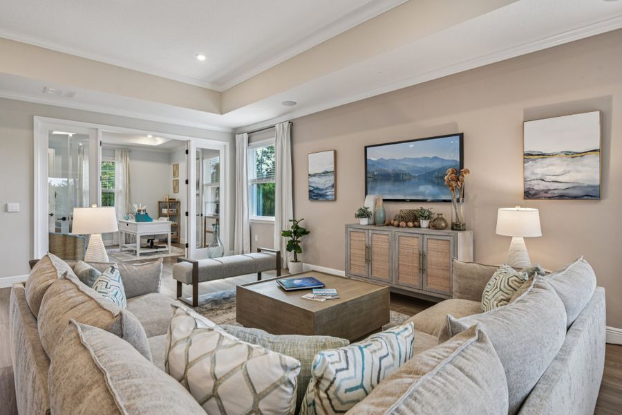 Representative furnished interior of a home built from the Sienna by Maronda Homes in North Port, North Port (Image 10).