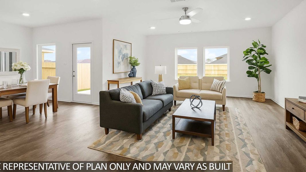 Representative furnished interior of a home built from the Midland by D.R. Horton in Lake Conroe Cove, Willis (Image 5). Representative furnished interior of a home built from the Midland by D.R. Horton in Lake Conroe Cove, Willis (Image 5).