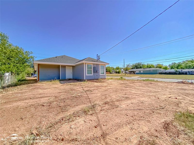 Exterior details and patio area of a home in , Abilene (Image 2). Exterior details and patio area of a home in , Abilene (Image 2).