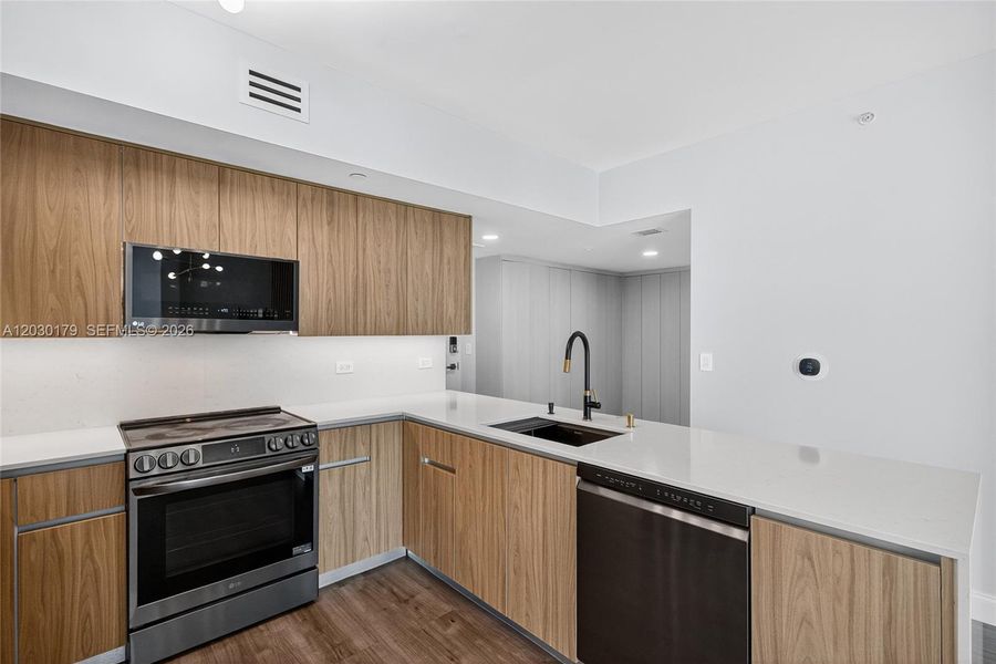 Furnished interior view inside a new home in , Miami (Image 12).
