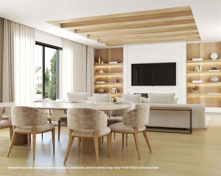 Furnished interior view inside a new home in Windermere, Windermere (Image 9).