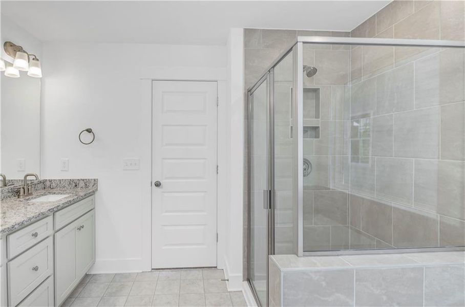 Furnished interior view inside a new home in Villas at Dawsonville, Dawsonville (Image 7).