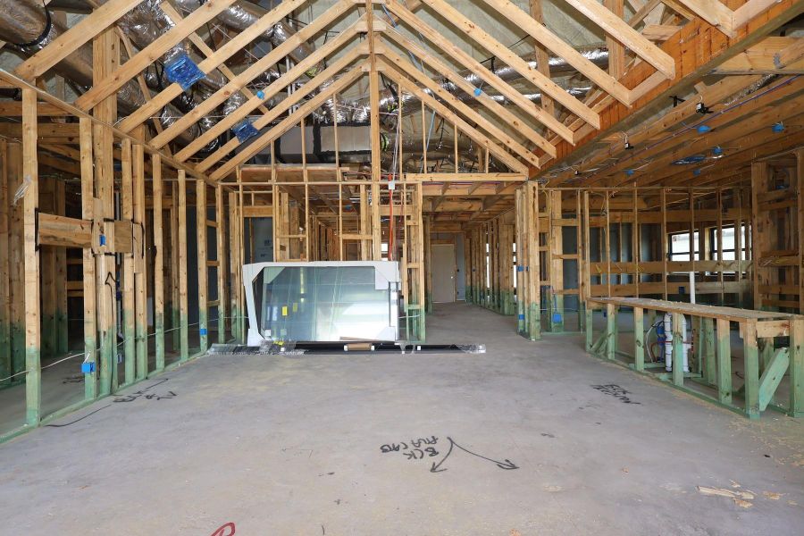 In-progress construction of a new home in ARTAVIA - Parkview Collection, Conroe, TX (Image 8).