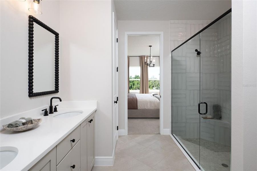 Furnished interior view inside a new home in Sunbrooke, St. Cloud (Image 8).
