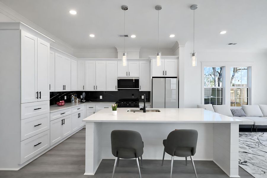 Furnished interior view inside a new home in , North Charleston (Image 7). Furnished interior view inside a new home in , North Charleston (Image 7).