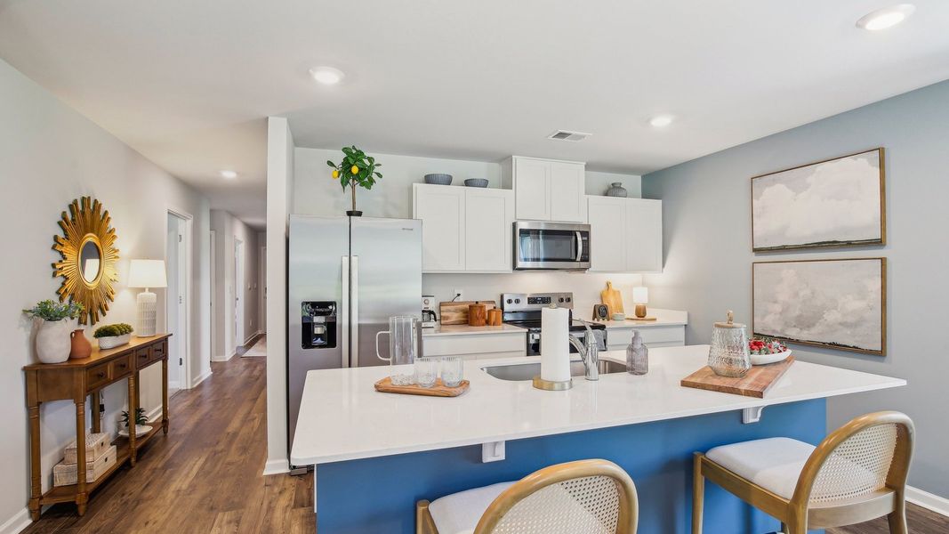 Furnished interior view inside a new home in Saddle Trace, Lewisburg (Image 15).