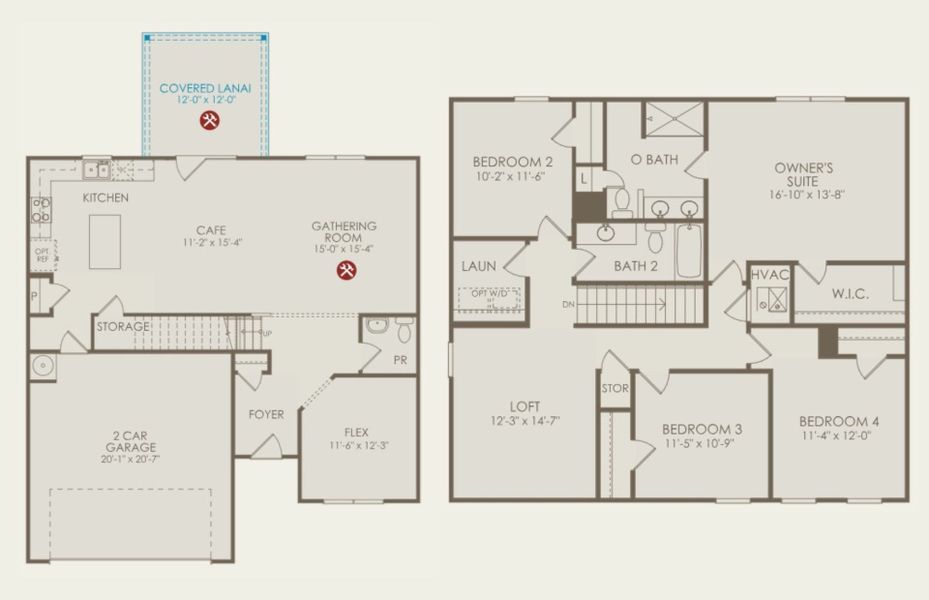 2D floor plan layout of this home in Grand Arbor, Blythewood, SC (Image 5). 2D floor plan layout of this home in Grand Arbor, Blythewood, SC (Image 5).